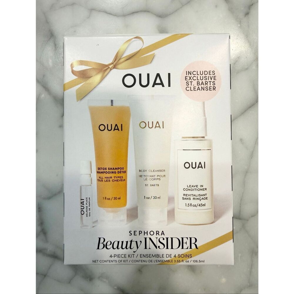 OUAI Detox Shampoo Leave In Conditioner Birthday Sephora gift set